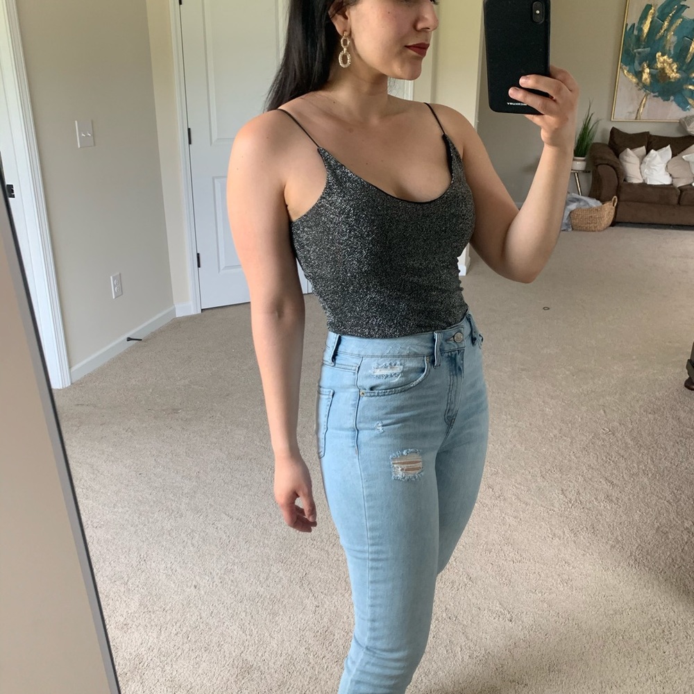Glittery bodysuit